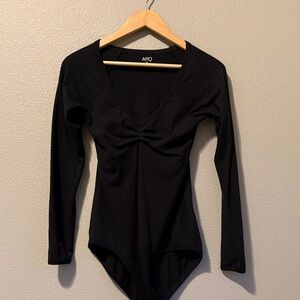 ARQ Black Crew Neck bodysuit, black Great condition!